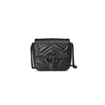 GUCCI GG MARMONT MATELASSÉ SHOULDER BAG 739681 (18*15*8cm)